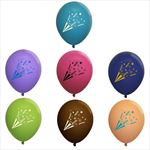 9FAS 9 Fashion Opaque Latex Balloons with custom imprint